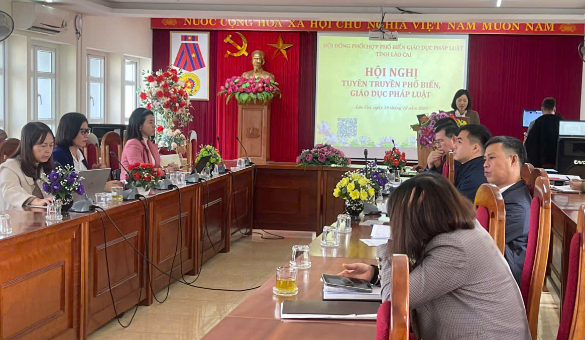 SỞ KHOA HỌC VÀ CÔNG NGHỆ TỈNH LÀO CAI TRIỂN KHAI HIỆU QUẢ CÔNG TÁC PHỔ BIẾN, GIÁO DỤC PHÁP LUẬT NĂM 2025